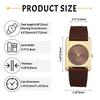 Square Watch Women Silicone Strap Waterproof Fashion Analog Quartz Watch Accessory - Birthday Anniversary Christmas Valentine's Day Gift