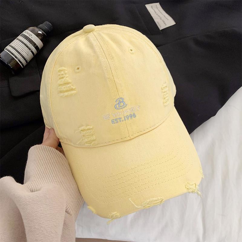 Style Popular Korean Distressed Baseball Hat For Women Great For Summer Spring