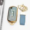 Keyless Protector For Land Rover Range Rover Sport Lr3 Discovery Gold Edge Tpu Auto Shell Fob Holder Accessories
