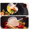 Stainless Steel Wok for Cooking, Professional, Easy-tCookware, Kitchen Helper with Wooden Handle