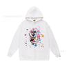 Unisex Oversized Cotton Hooded Sweatshirt With Camo Print Loose Fit Streetwear Teens Adults
