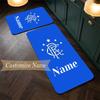 rangers fc (1) Customize Name Flannel Kitchen Mat Soft Non-Slip Kitchen Floor Runner Rug for Home Kitchen Decor