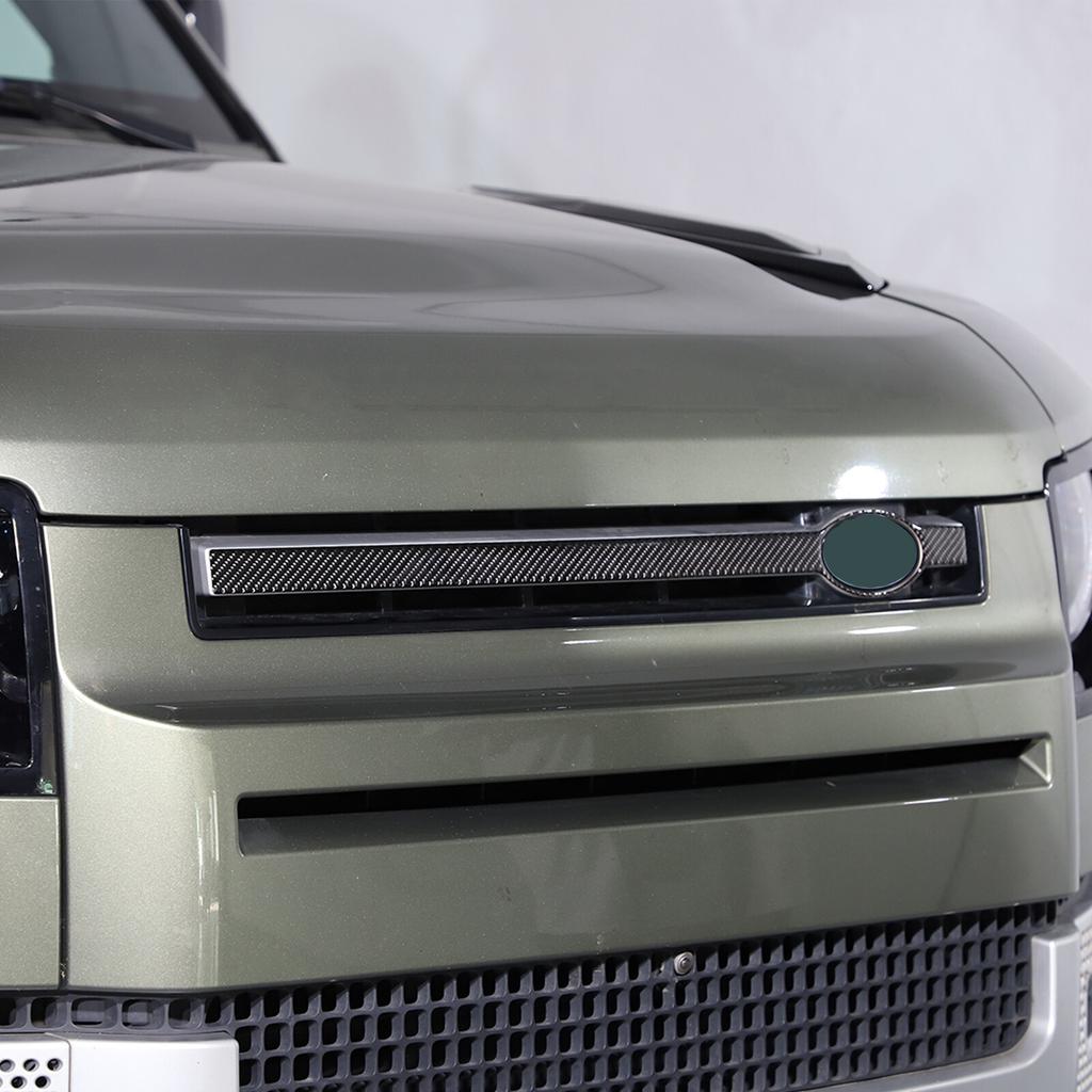 Carbon Fiber Front Grille Trim Strips for Land Rover Defender 90 110 -23