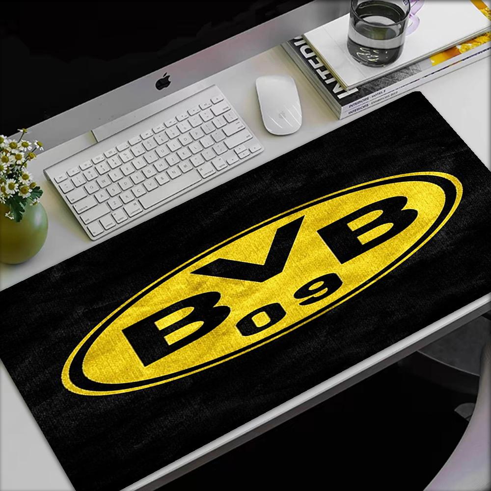 Borussia Dortmund Thema Mauspads, Rutschfeste Gummiunterseite, Multifunktionales Büro- & Wohnaccessoire, Perfekt zur Personalisierung des Arbeitsplatzes.