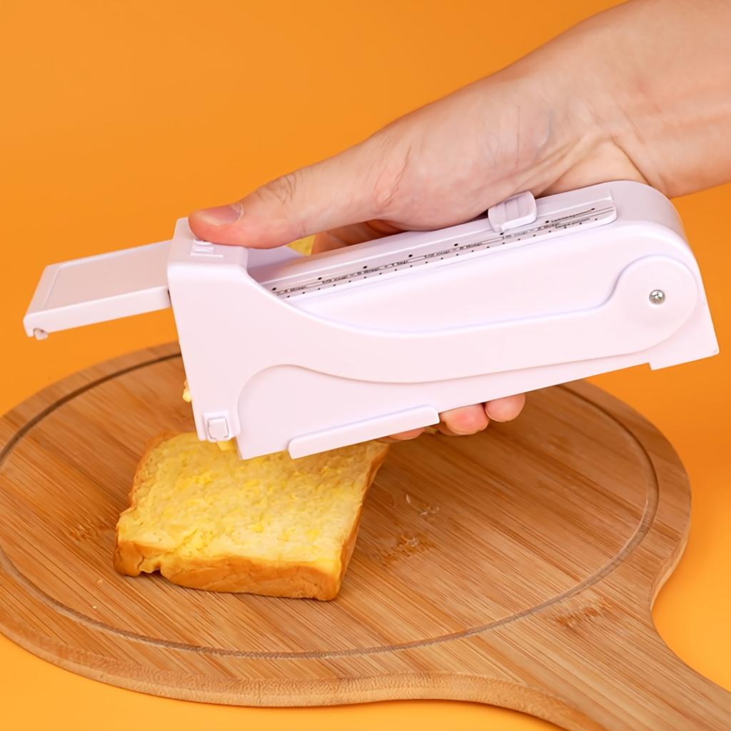 ith1pc Adjustable Butter Slicer w Measuring Dispenser ,Ergonomic Lever , ABS Plastic Manual Kitchen Gadget
