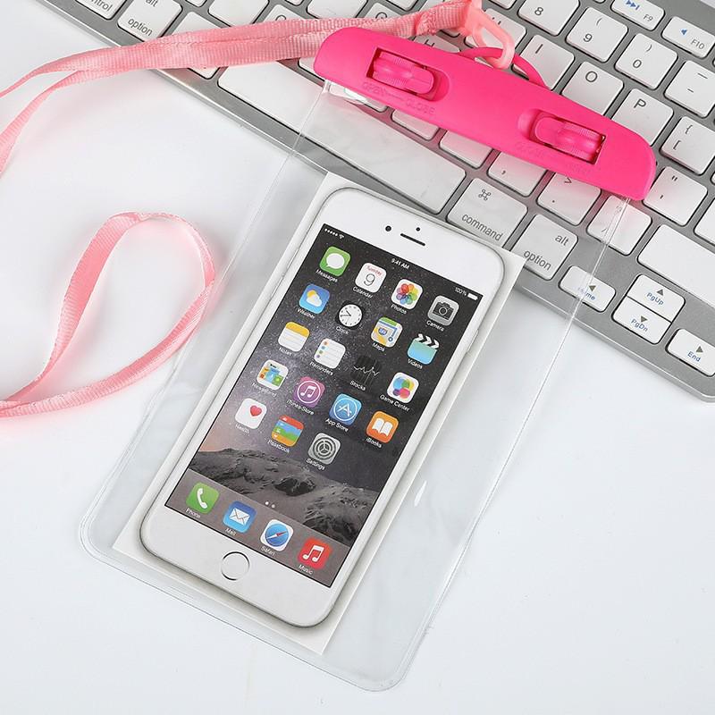 Waterproof Touchscreen Phone Bag for Swimming & Rainy Days - Sealed Underwater Airbag Case
