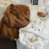 2024 Cute Cartoon Bear Hooded Shawl Blanket - Cozy and Thick for Women