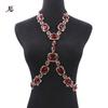 Fashion Carnival Masquerade Women Sexy Underwear Rhinestone Body Chain Crystal Bikini Bra Chain