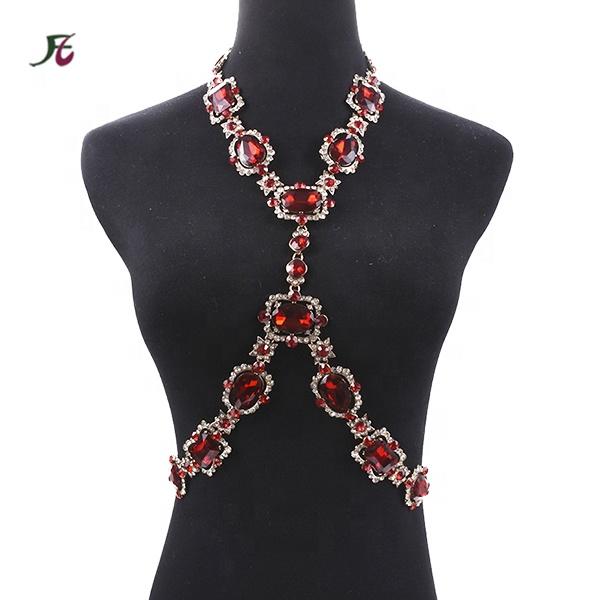 Fashion Carnival Masquerade Women Sexy Underwear Rhinestone Body Chain Crystal Bikini Bra Chain