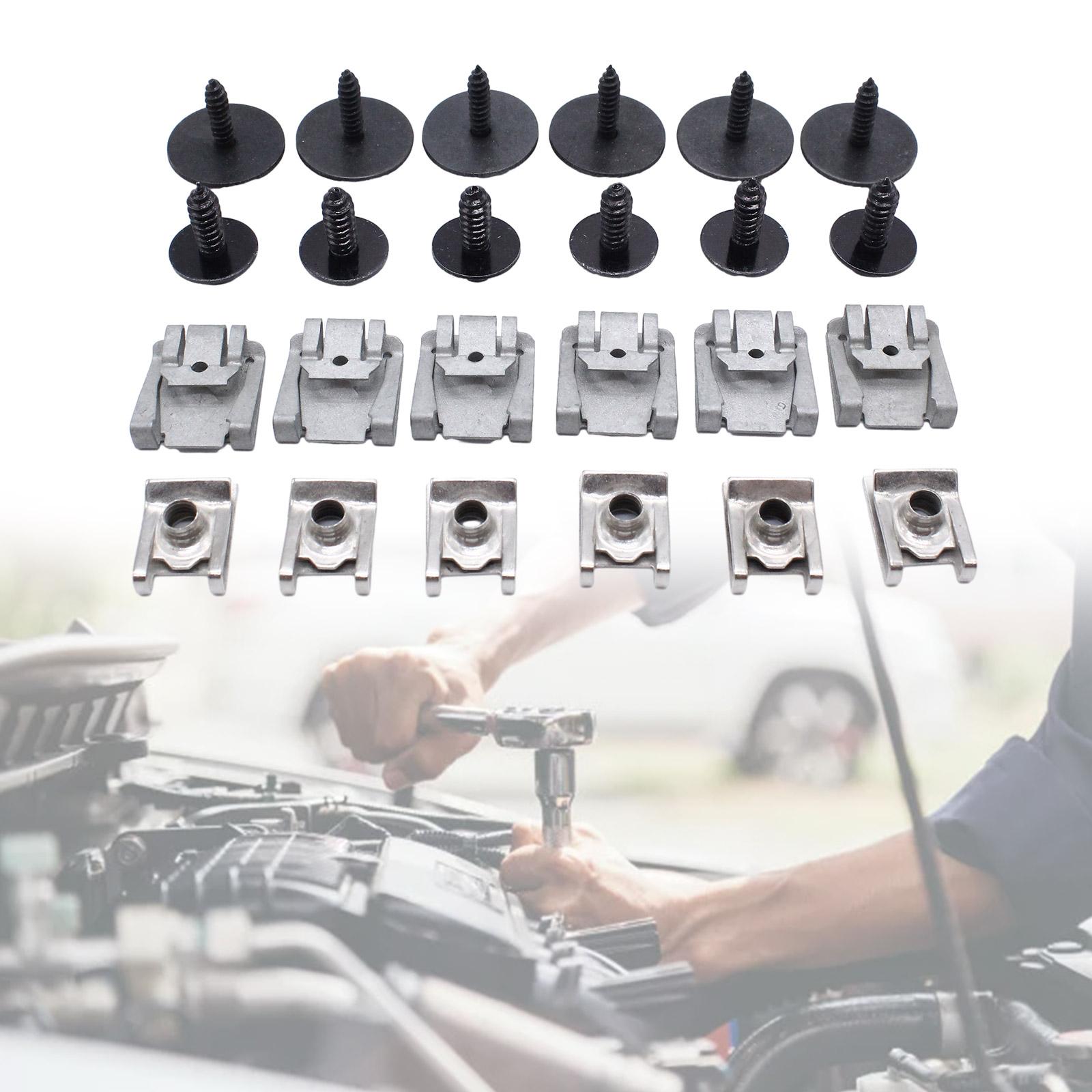 

Высокопроизводительные зажимы под крышкой двигателя — винты под крышкой, винты для защиты от брызг, 24 шт., используемые для E-CLASS W211