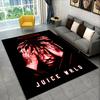 Retro Juice WRLD 999 Legend Rapper Star Carpet Rug for Bedroom Living Room Sofa Playroom Doormat Home Decor,Area Rug Non-slip