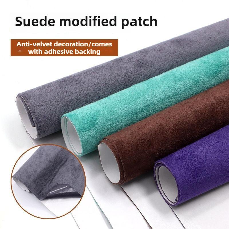 Self Adhesive Suede Fabric Sticky Repair Patch Sticker for DIY Sofa Table Chair Bag Shoes Bed Automotive Interio