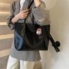 Solid color crossbody underarm bag 2025 new retro tote bag Korean version casual commuting large capacity shoulder bag