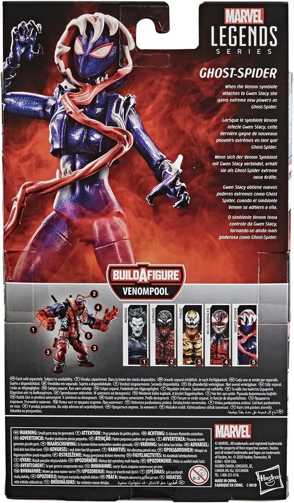 Hasbro Marvel Legends 6inch Action Figure Venompool Series Ghost Spider Hasbro 2020 MARVEL LEGENDS 6inch VENOMPOOL WAVE Marvel Legends ML GWENOM