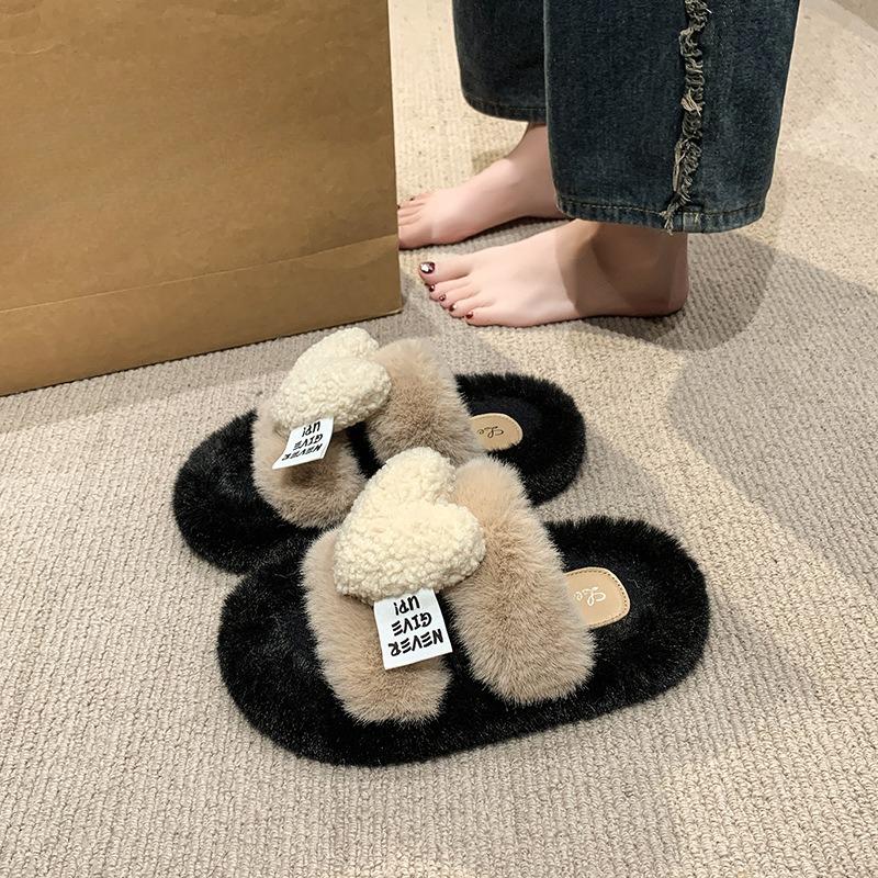 New Thick-soled Women's Shoes for Autumn and Winter, Cotton Slippers with Thick-soled Soles