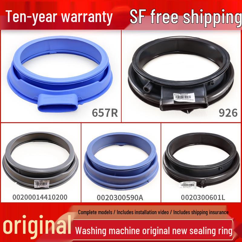 Drum Washing Machine Door Seal Gasket & Window Pad Replacement Set