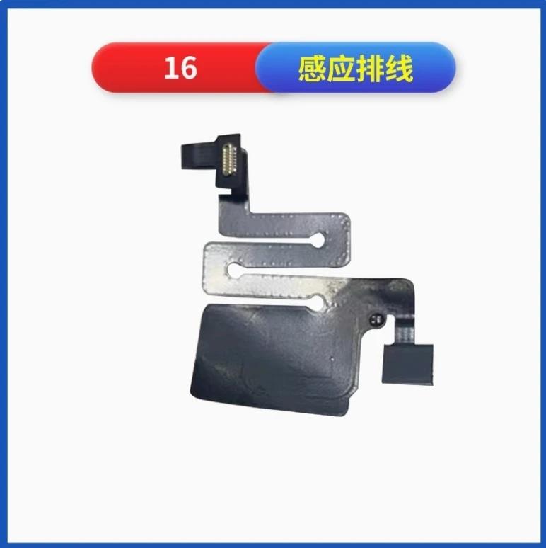 Front Ear Earpiece Speaker Proximity Light Sensor Flex Ribbon Cable for iPhone 13-16 PM with Mic Ear Speaker Ribbon Repair Parts