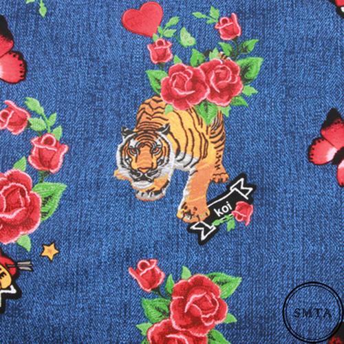 D30 Omezeno časem! 50*140CM Vyšívání Látka Tkanina Ubrousky Pletené Pro Šití Cachepatchworkové Látky Šicí Materiál Zvíře