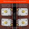 Smooth Lock Antique Household Front Door House Padlocks Locking Accessories Universal Heavy-Duty Gear With Key