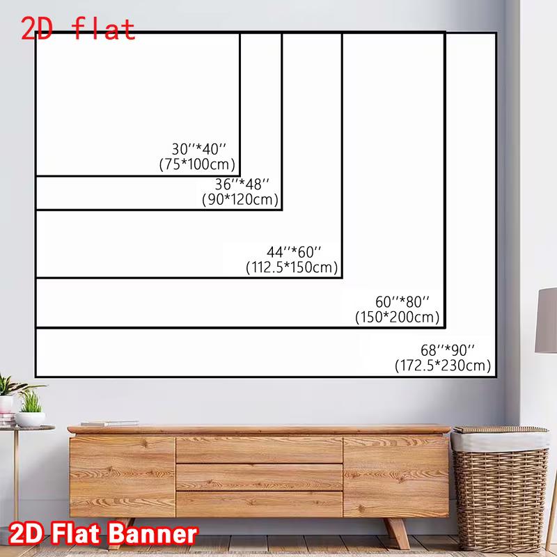 2D Artistic Vintage Forest Tapestry for Content Creation & Home Decor