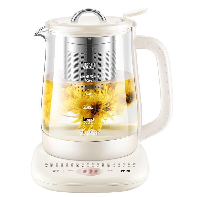 Supor QC Series 1.8L Electric Health Pot & Tea Maker CN plug (adapter included)