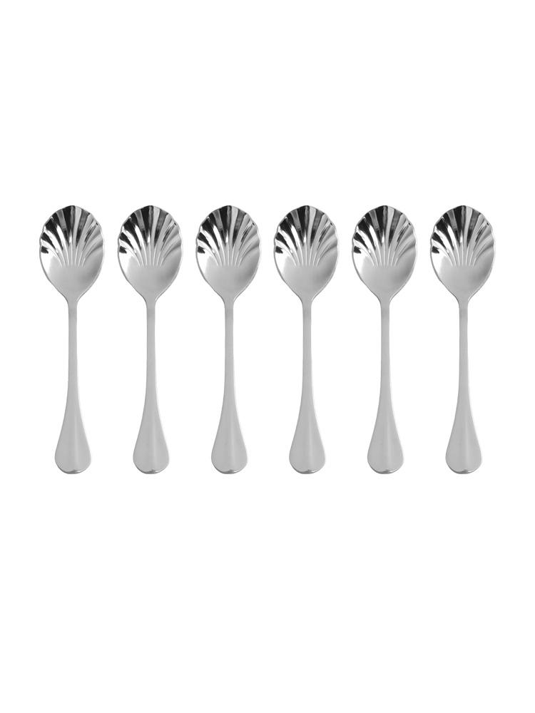 Stainless Steel Long Handle Spoon for Serving Desserts at Restaurants