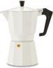 Cafetiere italienne - PEZZETTI - ITALEXPRESS - Aluminium - 6 tasses - Blanc