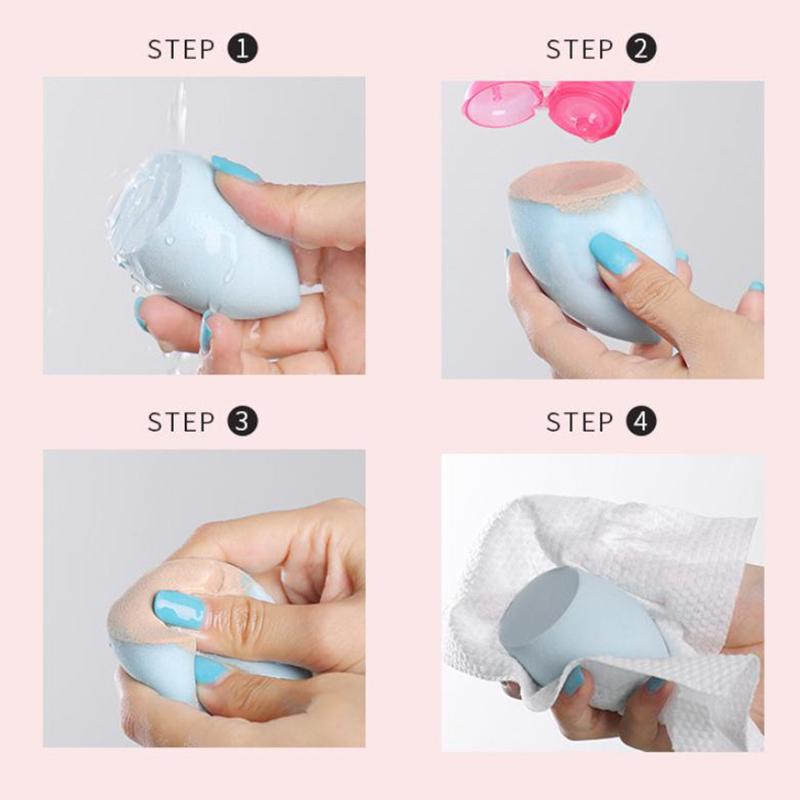 3Pcs Cosmetic Sponge Wet And Dry Smear-Proof Makeup Sponge Puff Beauty Tool Super Soft Professional Makeup Tool For Women Girls