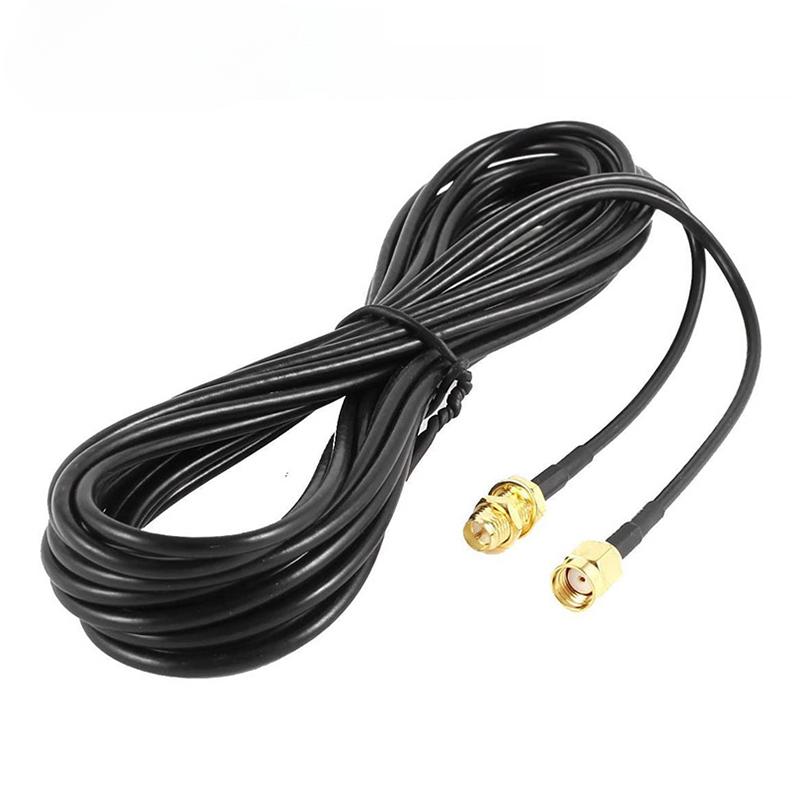 

1PC RP-SMA SMA Connector Подовжувальний кабель мідний фідерний дріт для коаксіального коаксіального мережевого адаптера WiFi RG174 Антена маршрутизатора 1m