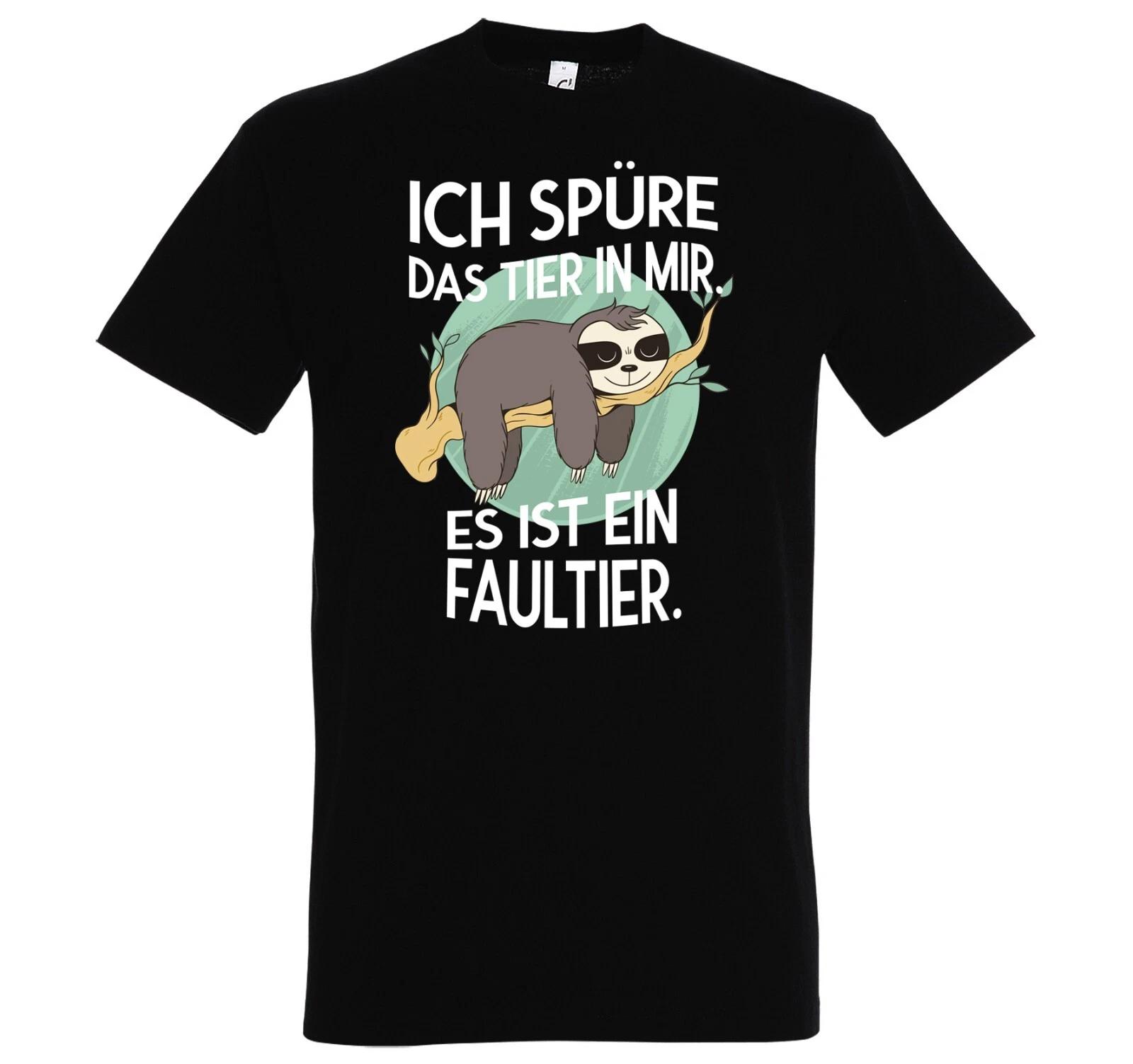 Youth Designz Mens T-Shirt The Animal In Me Sloth Funny Saying Fun Print M