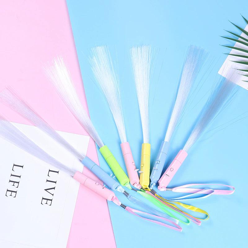 Fiber Optic LED Glow Stick - Festival Party & Wedding Light-Up Prop