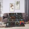 The Weeknd Pop Singer Blanket Velvet Summer  Portable Super Soft Throw Blanket for Bedding Couch Bedding Throws