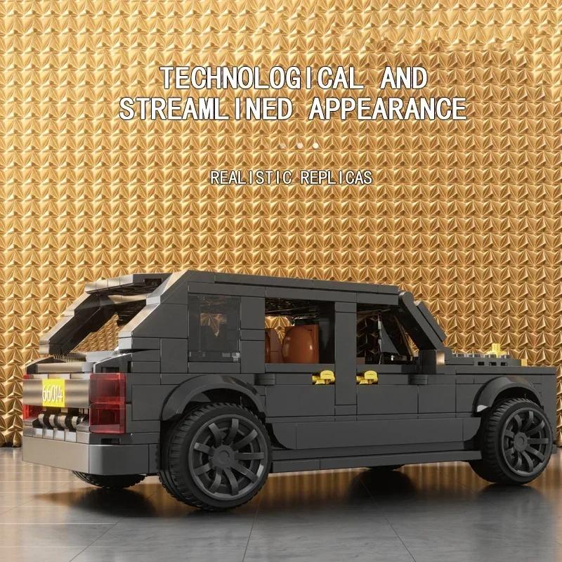 Non-Toxic 409Pcs Luxury Sedan Building Blocks Suv Car Model Vehicle Bricks Creative Desktop Ornaments Display Kids Diy Toys Holiday Gifts
