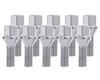 X-LABEL Wheel Bolts [60° Taper M12 X 1.25] [28mm] Long Bolt Chrome Set of 10