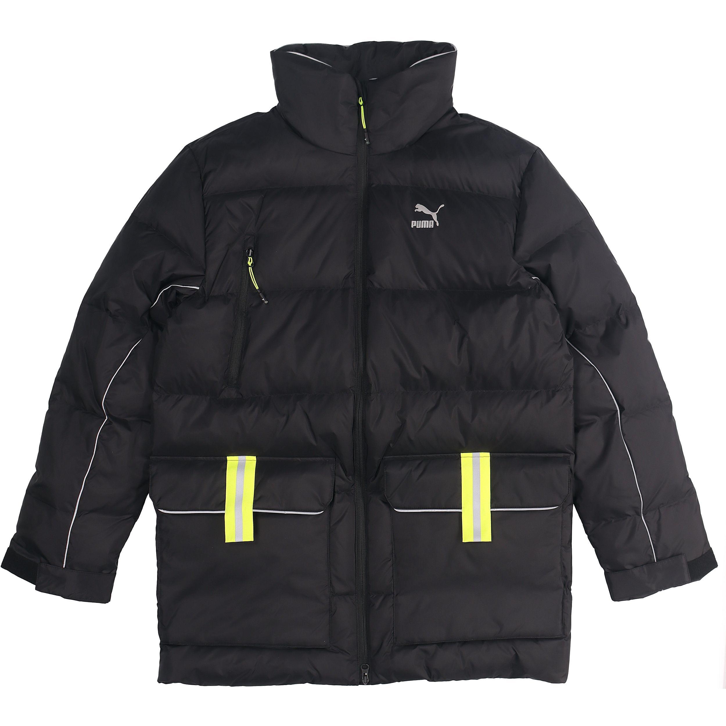PUMA Reflective Lightweight Down Jacket  Black  Men s 534487-01 S