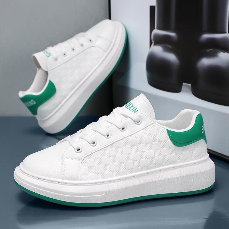 men's comfortable outdoor sports shoes summer mesh shoes Breathable thick sole small white shoes casual shoes tenis masculino