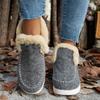 Schnee Damenstiefel Plüsch Damenschuhe Slipper Damenschuhe Übergröße Stiefeletten Plateau Neu Botas Mujer Damen Winterfußbekleidung
