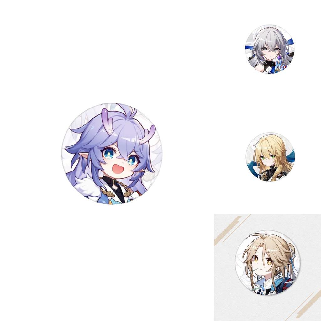Honkai Star Rail Character Badges Perfect For Cosplay And Gaming Fans