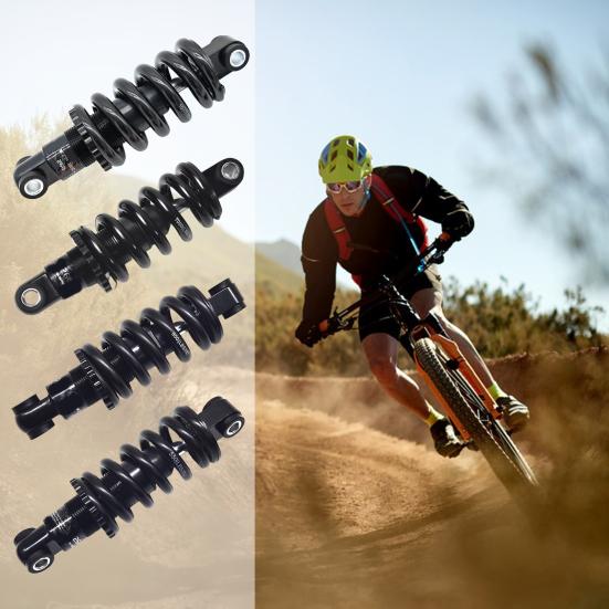 12.5/15CM Mountain Bike Spring Shock Absorber 550/850/1000/1500Lbs Adjustable Scooter Folding Bike Rear Suspension Shock Absorber