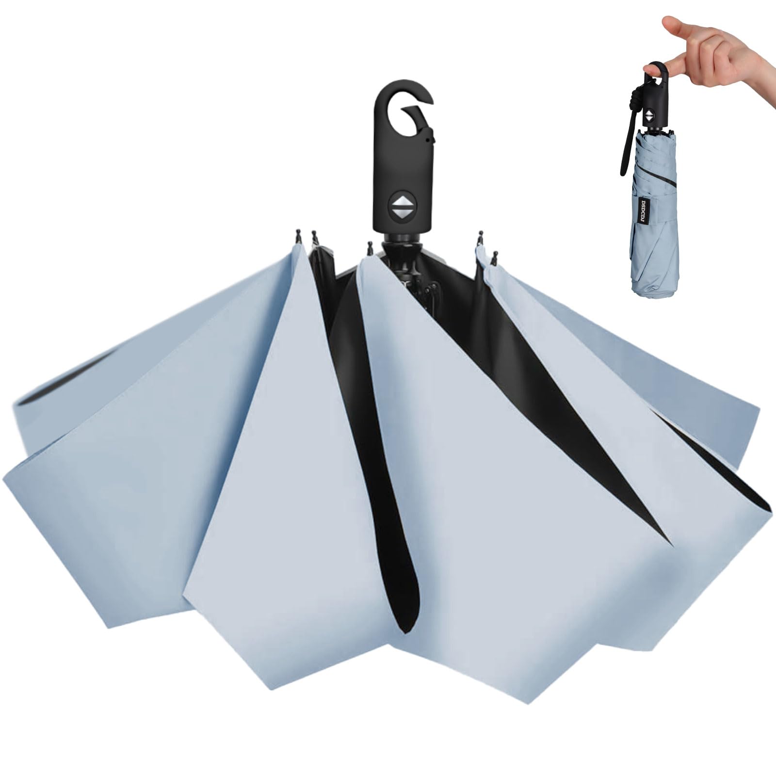 

DSDCDJ Ультралегкий Легкий УФ Складной Полный Свет Защищает 6 Автоматическое Открытие и Для Солнечной и Дождливой Предотвращает Предотвращает Легко к Воде Быстрый