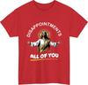 Disappointments all of you jesus quote tshirt open arms halo humour gift top