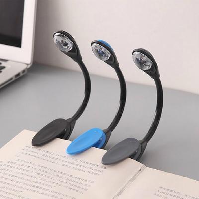 LED Book Lamp Mini Clip On Bendable Travel Bedroom Clamp Dorm Reading Light Gift