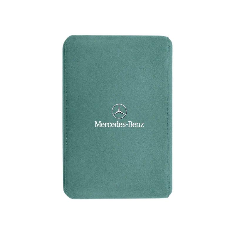 GLC GLB Car Armrest Box Heighten Mat Suede Hand Pad For Mercedes Benz AMG GLC W203 W206 W220 W205 W211 W212 W201 W210 W108 W168