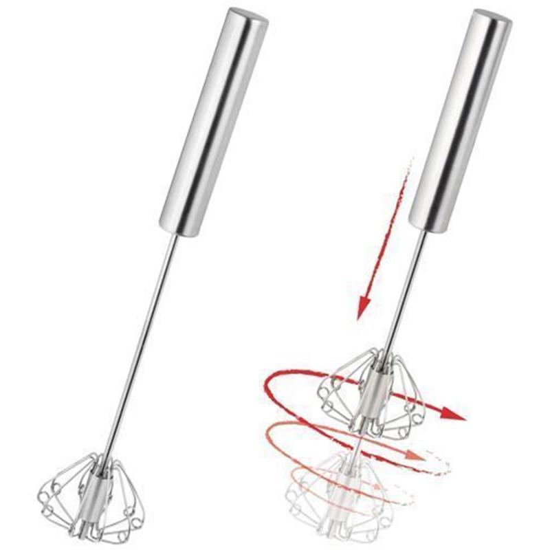 Mixer Semi-Automat Bătător de Ouă Tel Autoturnant Inox Mixer de Mână