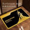 Silica Diatomite Floor Mat Bedroom Kitchen Bathroom Non-Slip Absorbent Washable Square Rug Game Theme Design