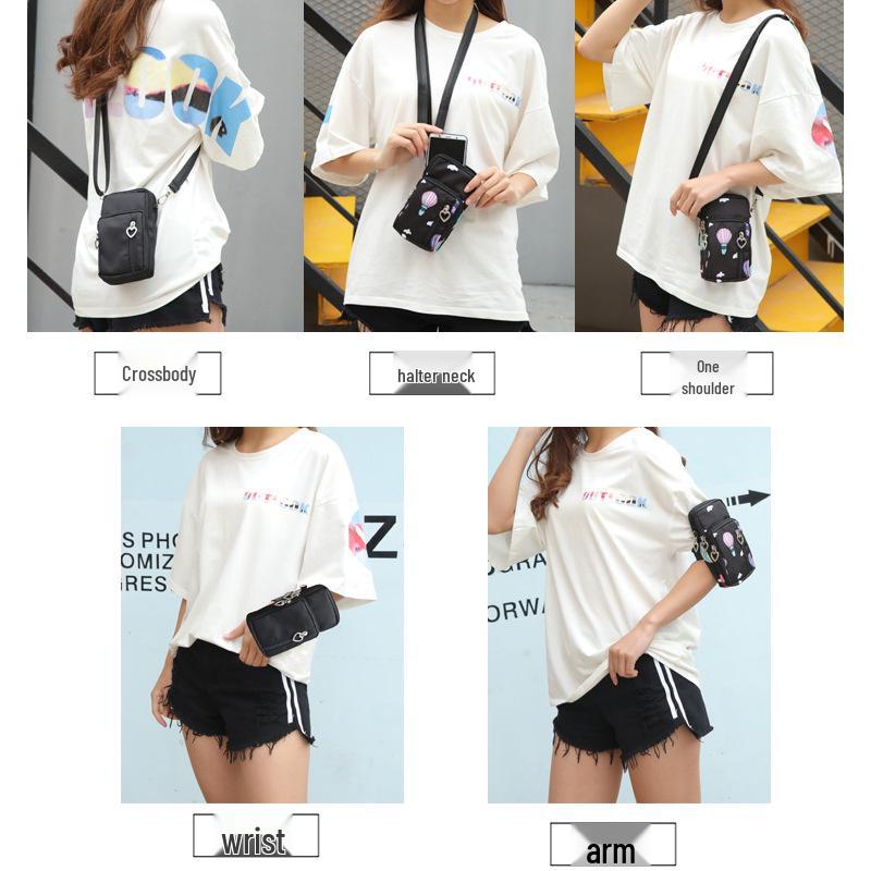 2024 Korean Style Women's Crossbody Phone Bag & Coin Purse - Vertical Mini Design