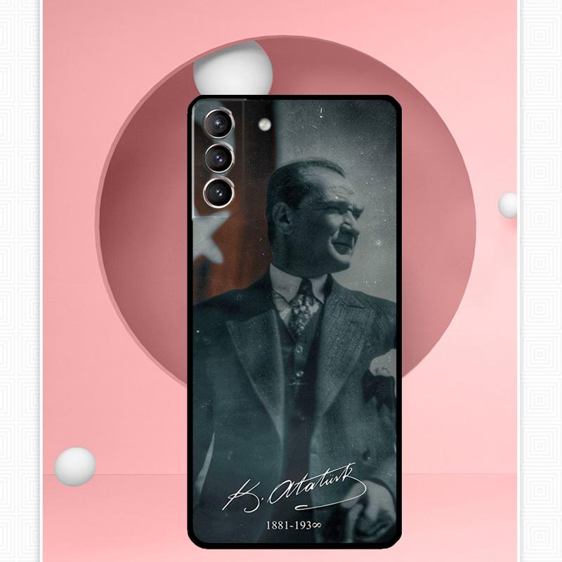 Turkey Mustafa Kemal Ataturk Case For Samsung Galaxy S25 Ultra S20 S21 S22 S23 S24 Plus S9 S10 S24 FE S25 FE Cover Funda