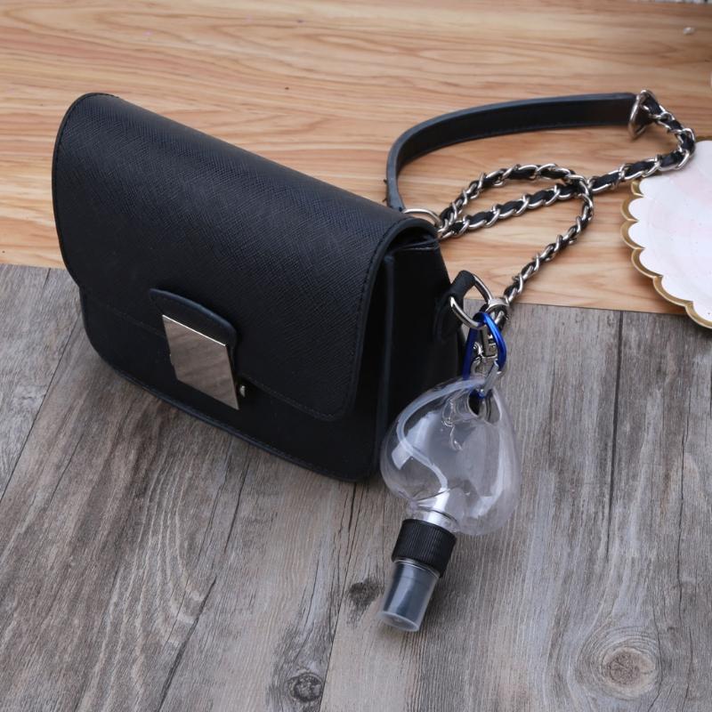 50ml Travel Bottle,Plastic Spray Bottles Keychain for Hand Sanitizer Conditioner Toiletry,Empty Refillable Container