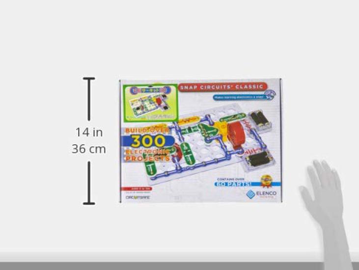 Cyber Circuit 300 Authorized Includes Japanese Experiment Toy To Learn How Electricity and Electronic Circuits Includes 2 AA Elenco [Domestic