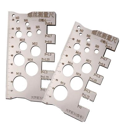 Pitch Measuring Tool Screw Thread Gauge Easy Storage